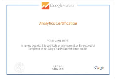 Google Analytics Certification Training Institute