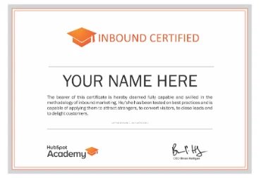 Inbound Certification Training Institute