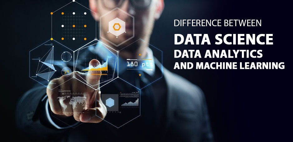 DIFFERENCE BETWEEN DATA SCIENCE, DATA ANALYTICS, AND MACHINE LEARNING